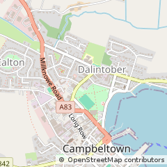 Map of Campbeltown, Argyll