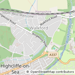 Map of Christchurch
