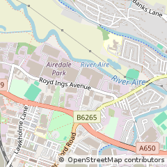 Map of Keighley, West Yorkshire