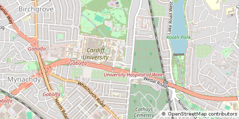 Map of Cardiff