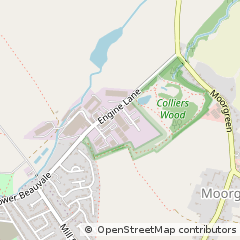 Map of Moorgreen, Nottinghamshire