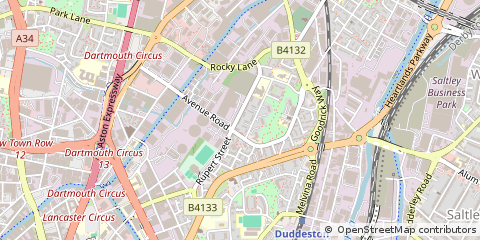 Map of Birmingham