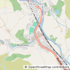 Map of Todmorden, Lancashire
