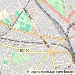 Map of Hove, East Sussex