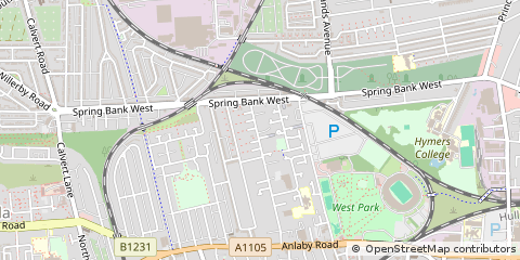 Map of Hull, East Yorkshire