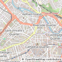 Map of Sheffield