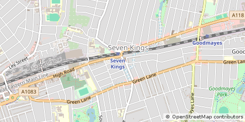 Map of Ilford