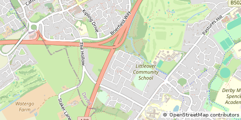 Map of Derby