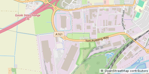 Map of Goole, East Yorkshire