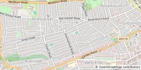 Map of Aberdeen