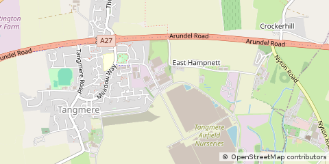 Map of Chichester, West Sussex