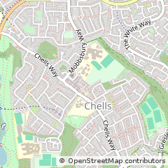Map of Stevenage, Hertfordshire