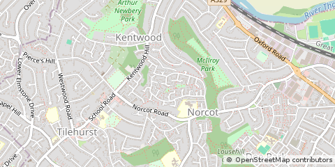 Map of Reading