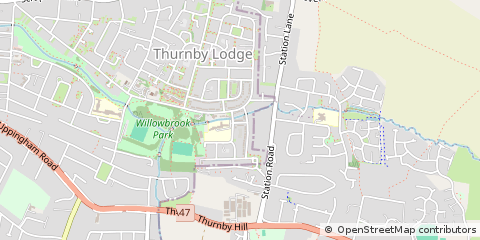 Map of Leicester