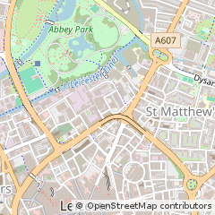 Map of Leicester