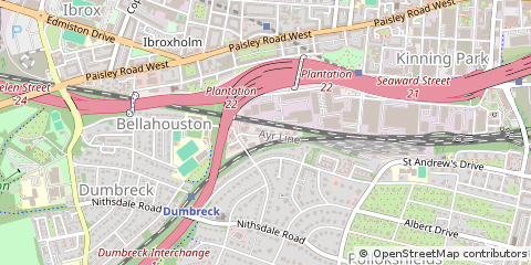 Map of Glasgow