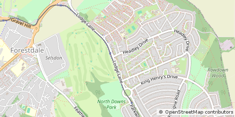 Map of Croydon, London