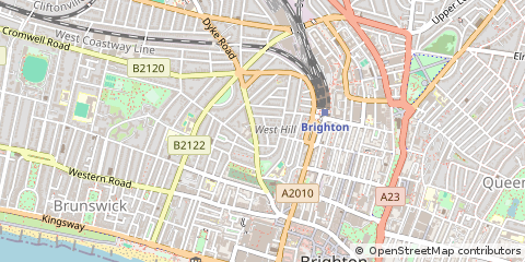 Map of Brighton