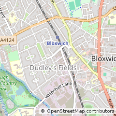 Map of Walsall, West Midlands