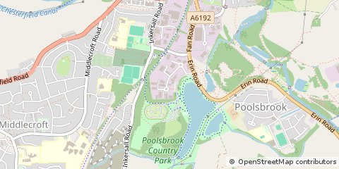 Map of Chesterfield