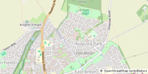 Map of Andover, Hampshire