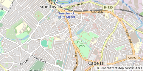 Map of Smethwick