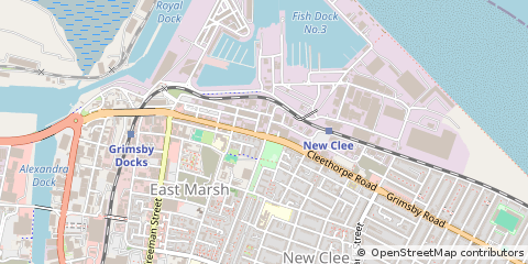 Map of Grimsby