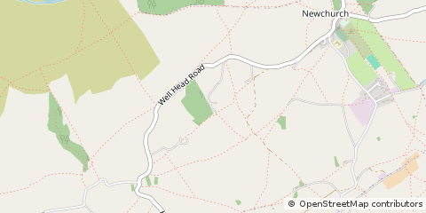 Map of Burnley, Lancashire