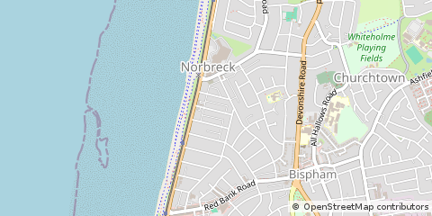 Map of Blackpool