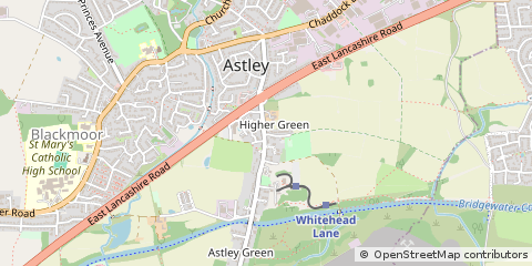 Map of Manchester, Greater Manchester
