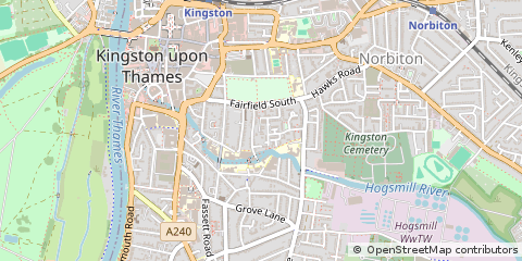 Map of Surrey