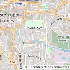 Map of Surrey