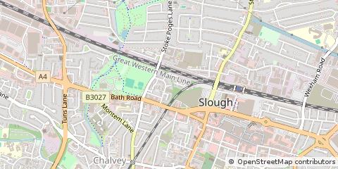 Map of Slough