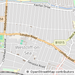 Map of Westcliff-on-SEA