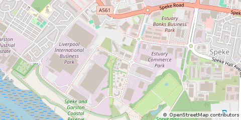 Map of 21 DE Havilland Drive, Liverpool