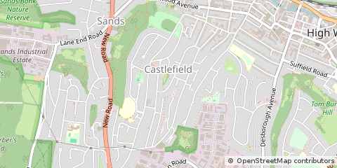 Map of High Wycombe