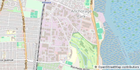 Map of Portsmouth, Hants