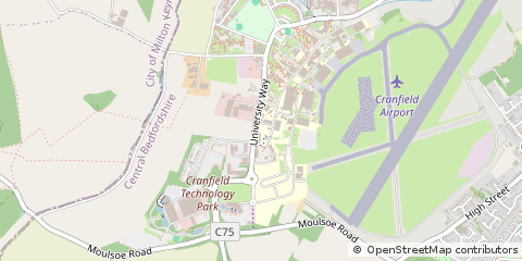 Map of Bedford, Bedfordshire
