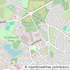 Map of Woking, Surrey