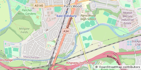 Map of Manchester