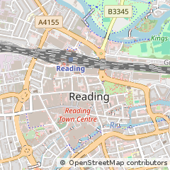Map of Reading, Berkshire