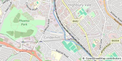 Map of Nottingham