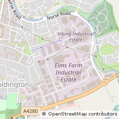 Map of Bedford, Bedfordshire