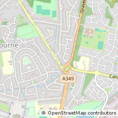 Map of Broadstone, Dorset