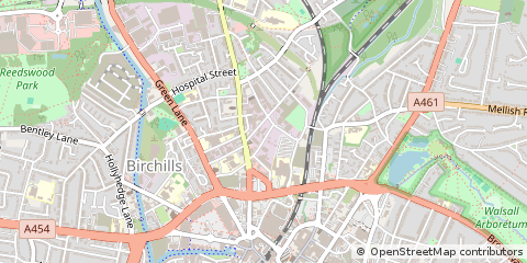 Map of Staffs, Staffordshire