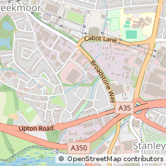 Map of Poole, Dorset