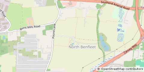 Map of Wickford, Essex