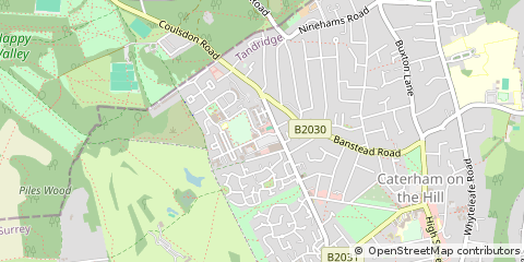 Map of Caterham