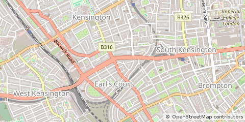 Map of London, Surrey