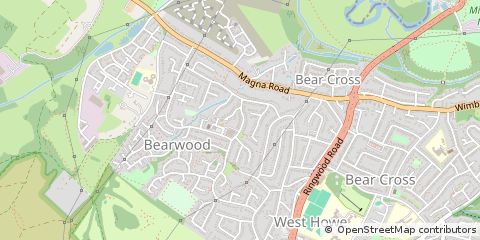 Map of Bournemouth
